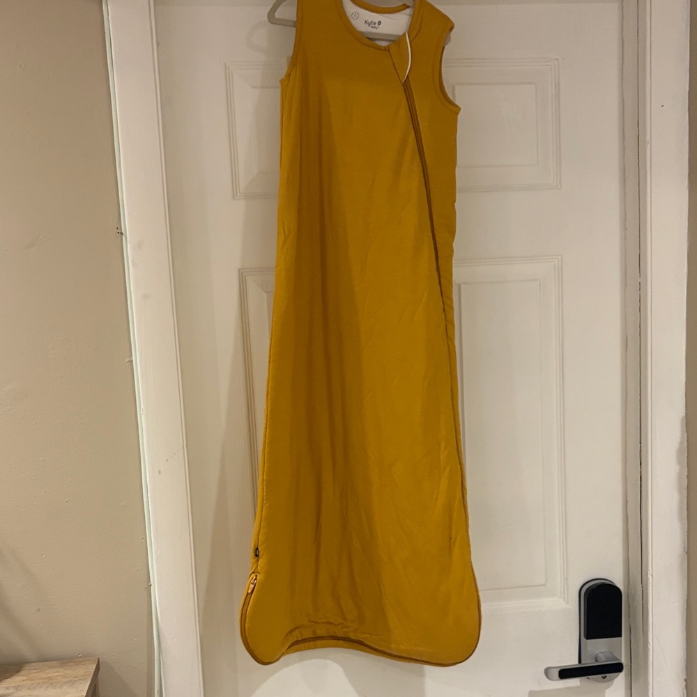 Kyte baby mustard yellow 1.0 tog sleep sack size Large NWT unisex bamboo